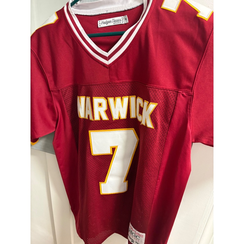 Headgear Classics Michael Vick Warwick High School Jersey Red Stitched Mens Med